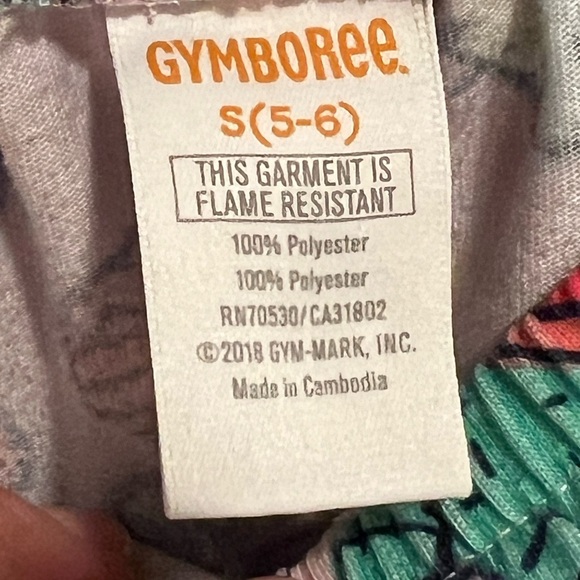 GYMBOREE little girls purple printed dress/size S(5-6) - Picture 3 of 5